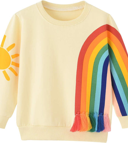 Baby Girl Sweatshirt for Girls Long Sleeve Shirt 18 Months-6 Years