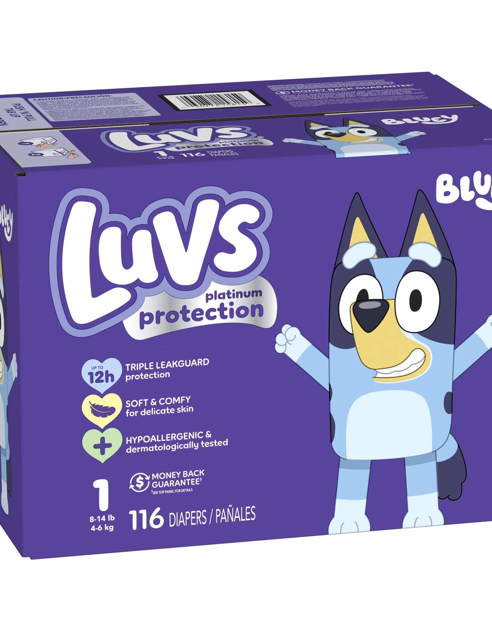 Platinum Protection Baby Diapers Size 1, 116 Count (Select for More Options)