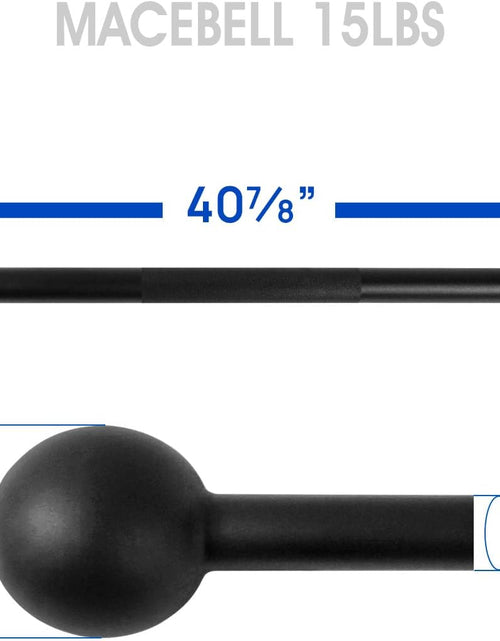 Load image into Gallery viewer, Steel Mace Bell for Strength Training, Support Full Body, Muscles, Shoulder, Grips &amp; Forearms Workouts, Stretching 5, 7, 10, 15, 20, 25, 30 LB for Woman &amp; Man

