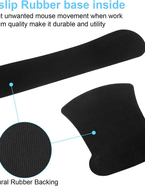 Load image into Gallery viewer, Ergonomic Mouse Pad with Wrist Rest Support and Keyboard Wrist Rest Pad,  Cute Wrist Pad with Non-Slip Rubber Base and Raised Memory Foam, Easy Typing &amp; Pain Relief, Four Seasons Tree
