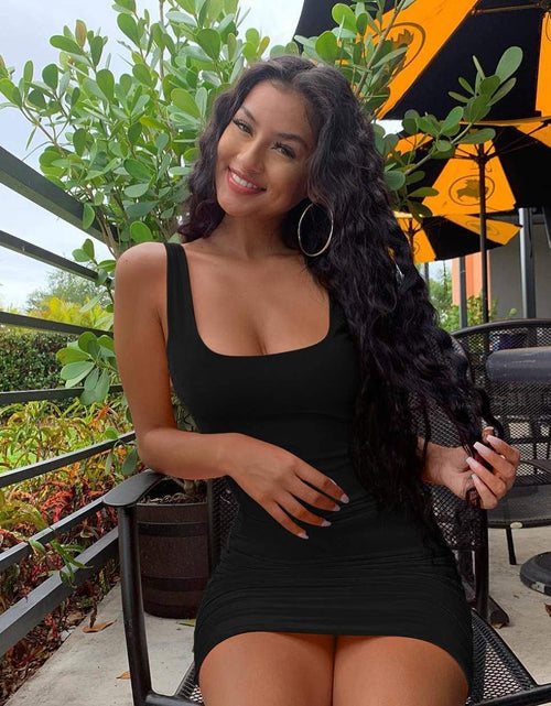 Load image into Gallery viewer, Women'S Casual Summer Sleeveless Mini Sexy Bodycon Tank Club Dress
